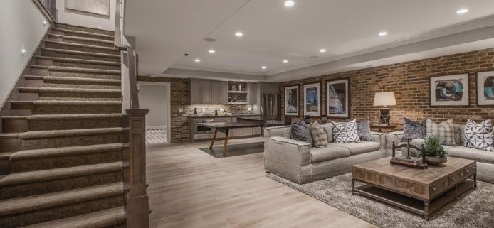 basement remodel 1